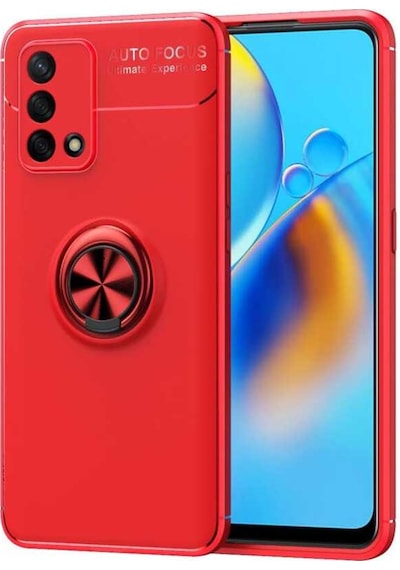 Oppo Reno A74 4G Kılıf Yüzüklü Magnetli Ravel Case