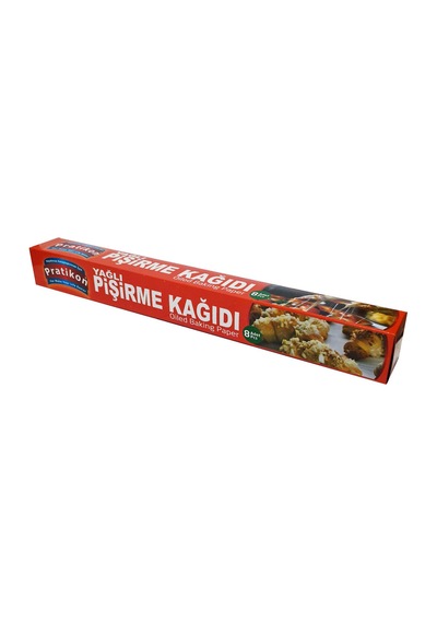 Pratikon Pr-1170 P-0377 8 Parça Yağlı Pişirme Kağıdı Çok Renkli