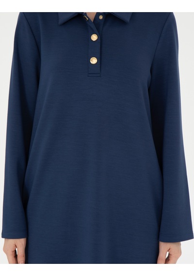 Pierre Cardin Kadın Lacivert Elbise Örme 50308163-vr033 Lacivert