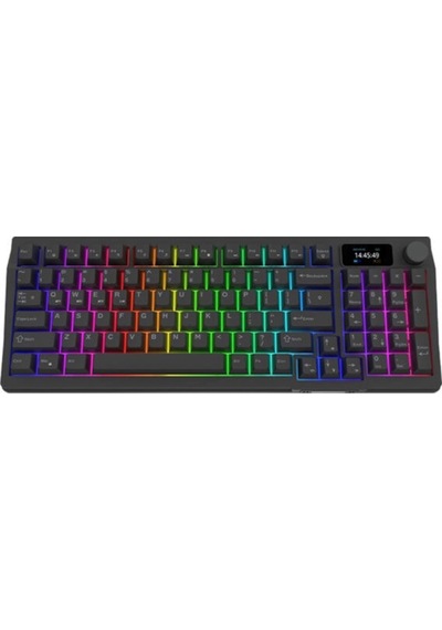 Atrıa Black Wireless %95 White Linear Switch Hotswap Rgb Kablosuz Mekanik Klavye