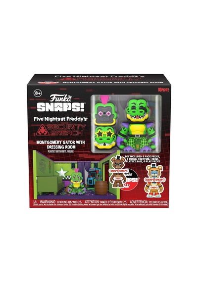 Funko Snaps : Freddy'de Beş Gece - Montgomery Timsahı Ve Giyinme Odası
