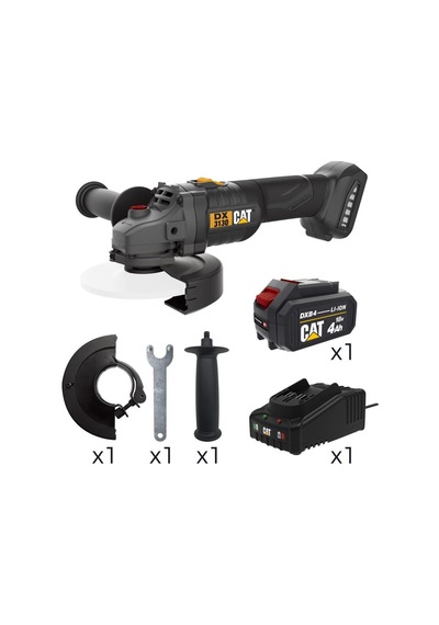 Cat Dx3130 18volt/4.0ah 125mm Tek Akülü Kömürsüz Profesyonel Avuç Taşlama