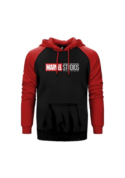 Studios Logo 2 Kırmızı Renk Reglan Kol Sweatshirt / Hoodie