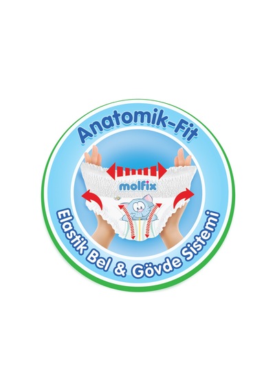 Molfix Külot Bebek Bezi 7 Numara 2Xlarge Ekstra Süper Fırsat Paket 216 Adet 6'lı