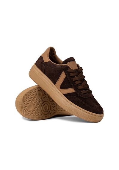 Deery Kadın Hakiki Süet Kahverengi Sneaker Ayakkabı - N0170zkhvc01 Kahverengi