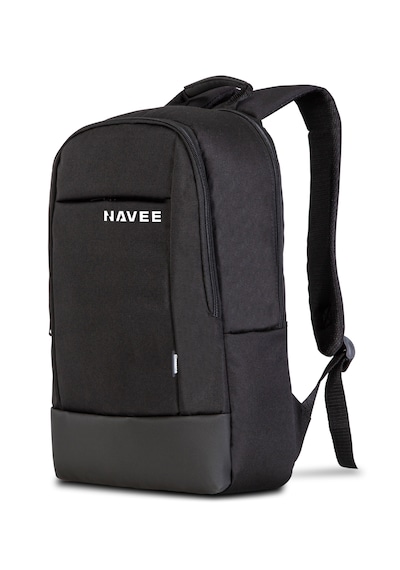Navee Sırt Çantası - Bölmeli Taşıma Çantası - 15.6 Inç Uyumlu Laptop Çantası Askılı Su Geçirmez - 13x32x44 Cm siyah