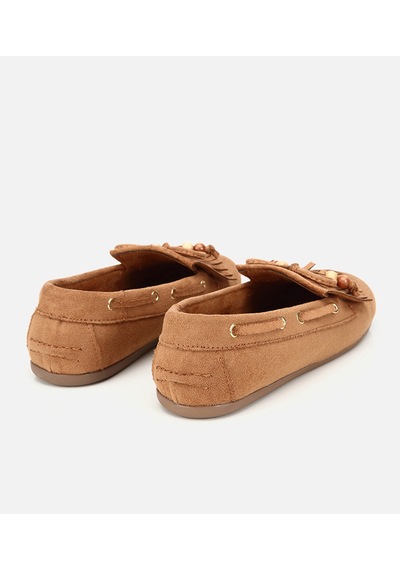 Hotiç Kadın Taba Süet Fiyonk Detaylı Bağcıklı Loafer 01ayy323750a370 01ayy323750a370