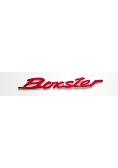 Porsche Uyumlu Yazı Boxster 2.4 18.5 Cm Küçük Kırmızı