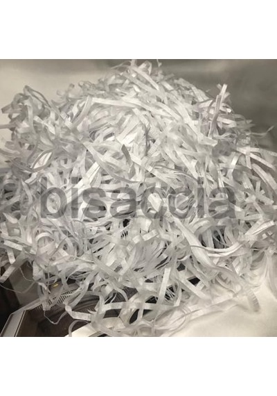 Bisaccia Beyaz Kırpık Pelür Kağıt Kırpıntısı White Shredded Tissue Paper - 50 Gram Beyaz 124-Pembe