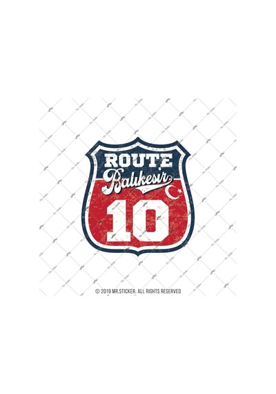 Roup22 Route Balıkesir 10 Sticker