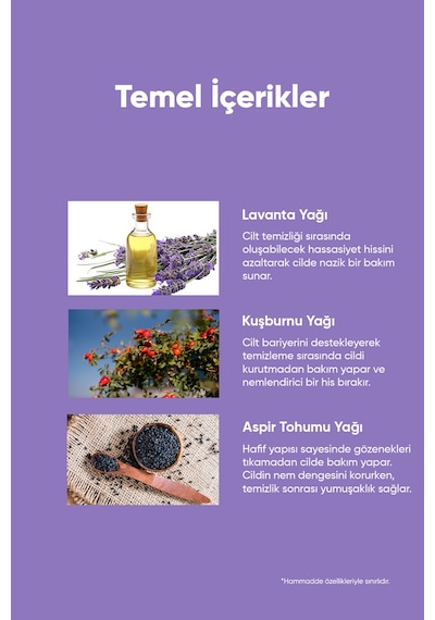Lavanta İçeren Hassas Ciltlere Uygun Makyaj Temizleme Yağı A'pıeu Lavender Cleansing Oil Sensitive 49143351