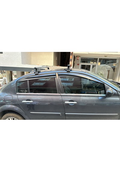 Renault Megane 2 Sedan 2003-2008 Oluksuz Tip Port Bagaj Tavan Çıtası Ara Atkı Kapıdan Sıkıştırmalı