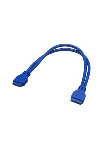50 Cm Usb 3.0 20 Pin Dişi Dişi Kablo 19 Pin Dişi Dişi Kablo