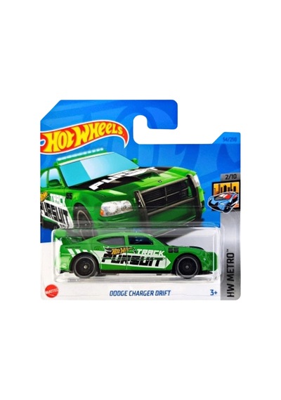 Hot Wheels Dodge Charger Drift - Hw Metro Yeşil 1/64 Diecast Model Araba Çok Renkli