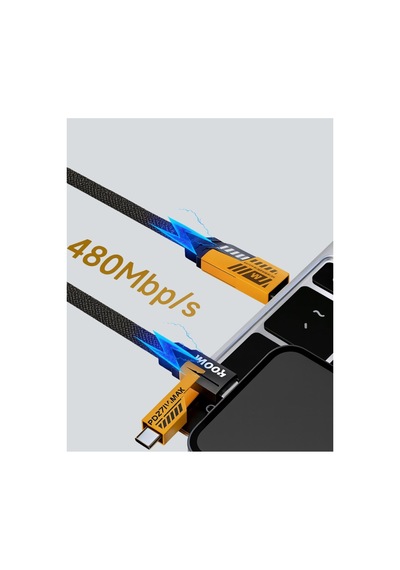Yüksek Hızlı 65w Güç Çıkışlı Çoklu Cihaz Uyumlu Şarj Kablosu - Hs08374610-3532 Renkli