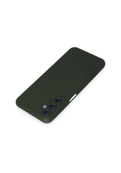 Ilkeshop Newface Samsung Galaxy M34 5g Kılıf Nano İçi Kadife Silikon - Koyu Yeşil