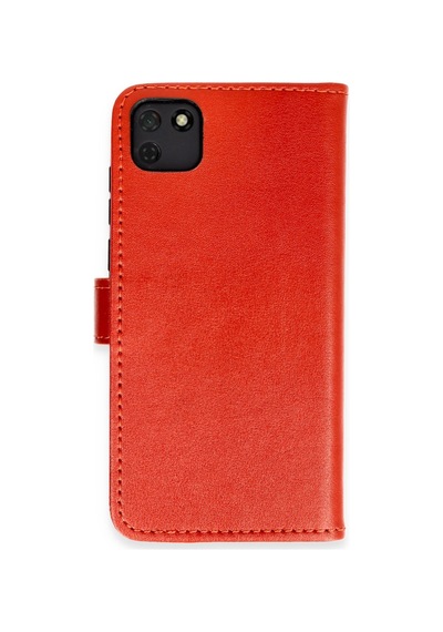 Huawei Y5p Uyumlu Kılıf Trend S Plus Kapaklı Kılıf - Kırmızı