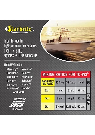 2 Zamanlı Deniz Motorlarına Özel Yarı Sentetik Motor Yağı Tcw-3 950ml
