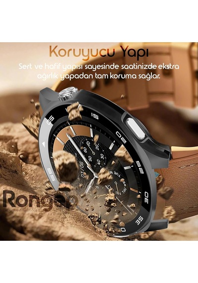 Huawei Watch Gt5 46mm İçin 2 Si 1 Arada Sert Polikarbonat Kasa Ve Ekran Koruyuculu Kılıf Dokunma Ve Netliği Etkilemeyen Çizilme Ve Darbe Önleyici Gt5 Ekran Koruyucu Kılıfı Siyah Çok Renkli Huawei Watch Gt5 46mm İçin 2 Si 1 Arada Sert Polikarbonat Kasa Ve Ekran Koruyuculu Kılıf Dokunma Ve Netliği Etkilemeyen Çizilme Ve Darbe Önleyici Gt5 Ekran Koruyucu Kılıfı Siyah Çok Renkli