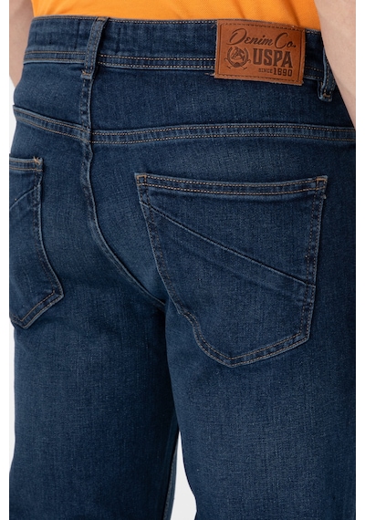 U.S. Polo Assn. Erkek Mavi Slim Fit Jean Pantolon 50308269-DN0030 U.S. Polo Assn. Erkek Mavi Slim Fit Jean Pantolon 50308269-DN0030