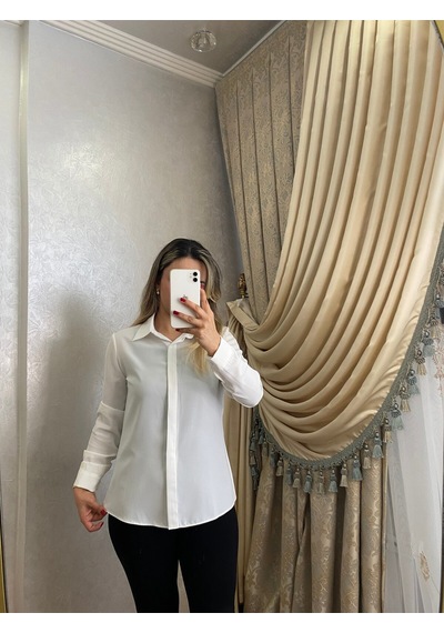 İlayla Beyaz Gömlek