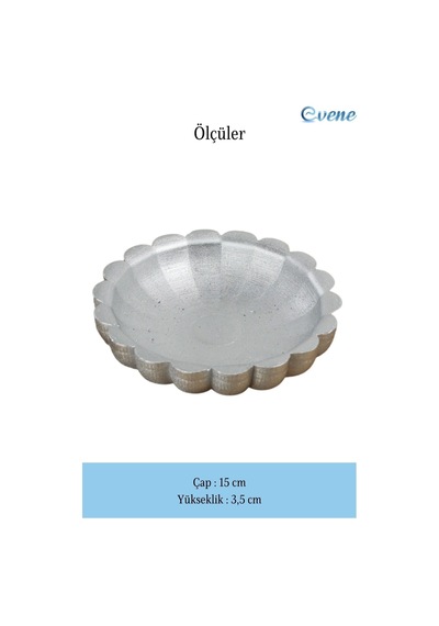 Dekoratif Kase Takı Kutusu Yüzük Kolye Kutusu Mum Tabağı Takı Organizer Çiçek Model - Gümüş