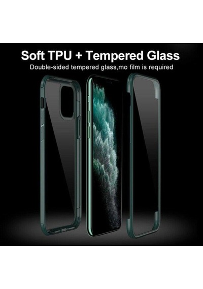 Apple Uyumlu iPhone 11 Pro 9H Full Cam 360° Kamera Koruma Tam Koruma Kilif 397042872