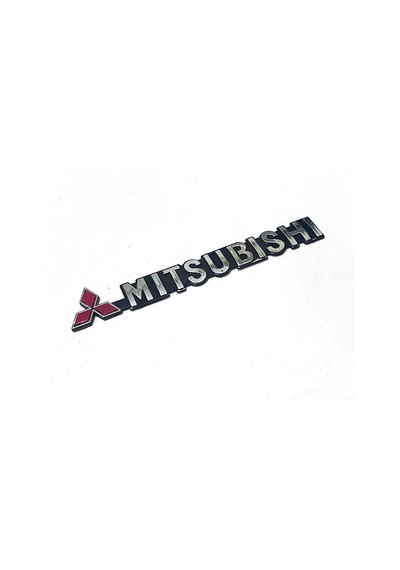 Mitsubishi Abs Krom Bagaj Yazı Arma Logo Car Trunk Lettering