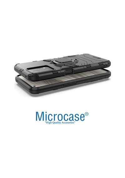 Realme 9 Pro Batman Serisi Yüzükstandlıarmorkılıf - Siyah Al3349