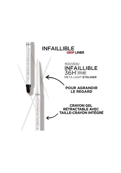 Infaillible Meta Light Jel Göz Kalemi - Polar White Diğer