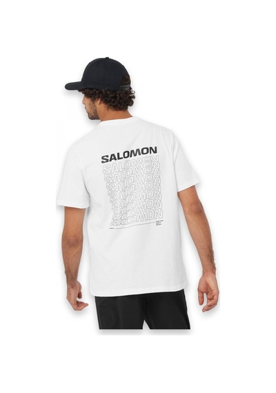 Salomon Lc2219500 Graphic Perf Ss Tee M Erkek Tişört 001