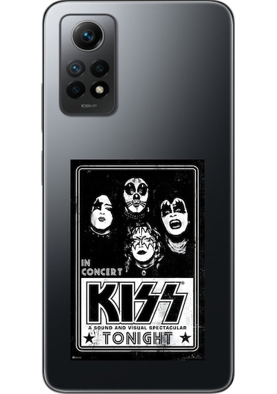 Xiaomi Redmi Note 12 Pro Uyumlu Şeffaf Kılıf Kiss Tasarımlı