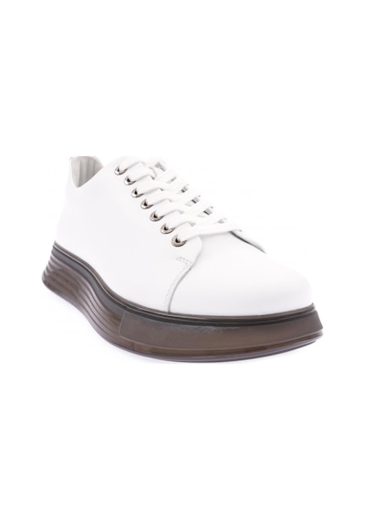 Dgn 15275-22y Erkek Bağcıklı Casual Sneakers Ayakkabı 15275-17-R11355 Beyaz