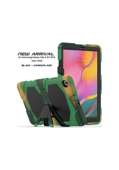 Galaxy  Uyumlu  T510 Tab A 10.1 Kılıf Griffin Tablet Kapak - Kamuflaj Arka Kapak