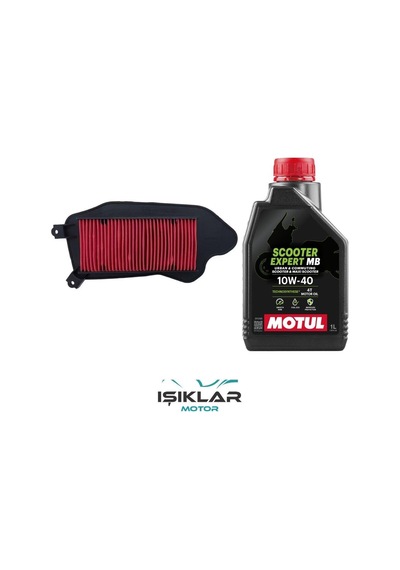 Honda Spacy 110 Motul Yağ Ve Hava Filtre Bakım Seti Bs0001