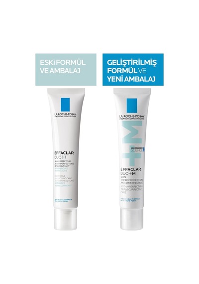 La Roche Posay Effaclar Duo + Cilt Kusuru Görünümü Karşıtı Akneye Eğilim Gösteren Ciltler İçin Bakım Kremi 40 Ml 2 Adet