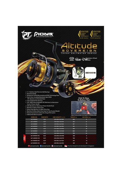 Pioneer Altitude Sovereign Alt-6000sv-hs Jig Makinesi