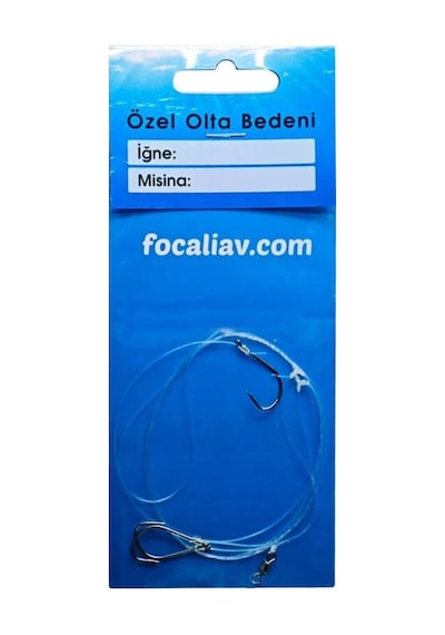 Fudo 4101 No: 2/0 Hırsızlı 3 İğneli Hazır Olta Bedeni