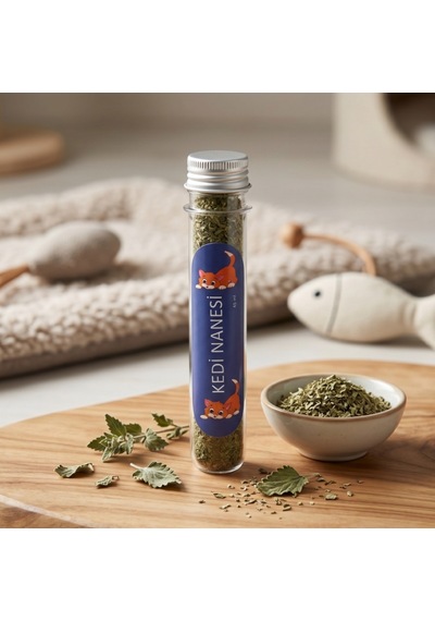 Doğal Kedi Nanesi Catnip - 45 Ml Tüp - Pratik Ve Taze