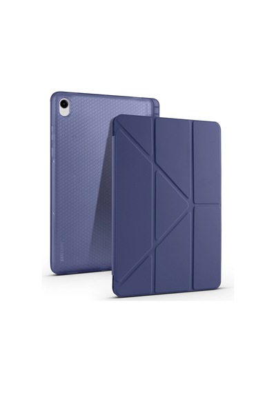 Galaxy Uyumlu  Tab S11 Kılıf Zore Tri Folding Kalem Bölmeli Standlı Kılıf Klasik