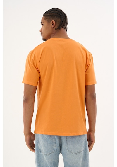 Dechers Erkek %100 Organik Pamuklu Yumuşak Dokulu Comfort Fit Bisiklet Yakalı T-shirt E222 Turuncu Dechers Erkek %100 Organik Pamuklu Yumuşak Dokulu Comfort Fit Bisiklet Yakalı T-shirt E222 Turuncu