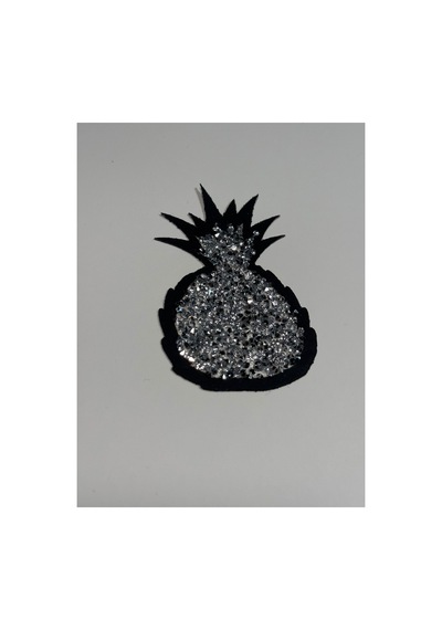 Taşlı Ütülenebilen Veya Sticker Olarak Kullanılabilen Ananas Modeli
