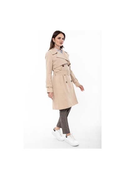 Pastelastore %100 Pamuk Gabardin Midi 95cm Astarlı Kemerli Kadın Trençkot 1113 Taş Rengi Taş Pastelastore %100 Pamuk Gabardin Midi 95cm Astarlı Kemerli Kadın Trençkot 1113 Taş Rengi Taş