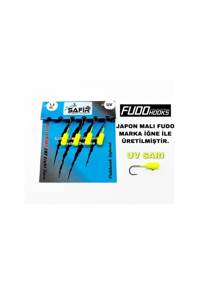Safir Rocket Plus Uv Ve Glow Jig Head (Japon Fudo Iğne)