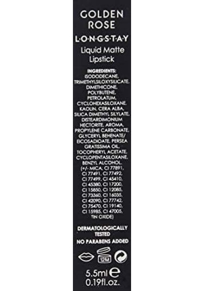 Longstay Liquid Matte Lipstick No: 21 - Bulaşmayan Kalıcı Likit Mat Ruj Belirtilmemiş
