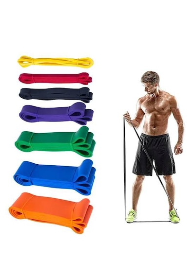 Orta Seviye 10-30 Kg Direnç Bandı Yoga Pilates Lastiği/training Siyah