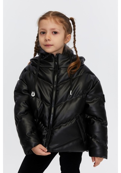 Benitto Kids Kız Çocuk Şişme Mont 51320 Siyah