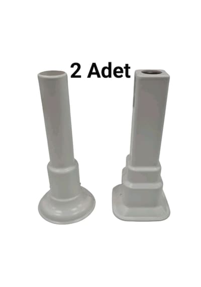 2 Adet Beyaz Kalorifer Petek Boru Gizleme Aparatı Kare