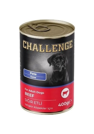 Challenge Konserve Köpek Sığır Etli Pate 400 Gr