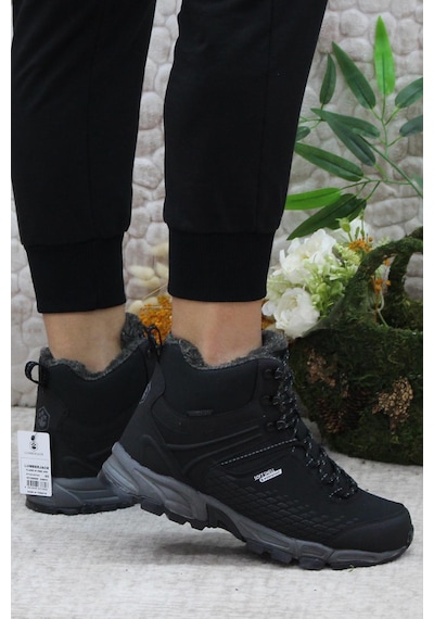 Lumberjack Flake Hi Kürklü Orijinal Ürün Su Geçirmez Waterproof Outdoor Bot Siyah